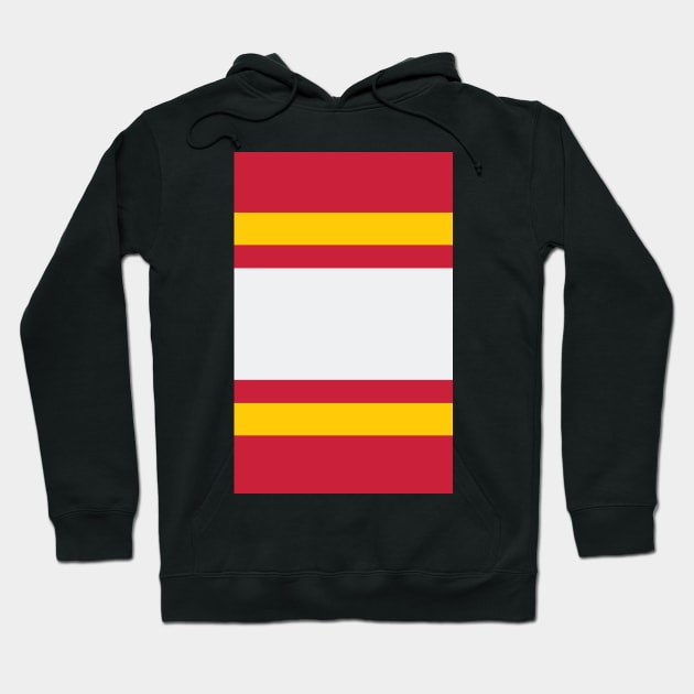 Liverpool Varsity Retro Red, White & Yellow Home Hoodie by Culture-Factory